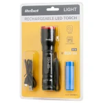 LANTERNA ALUMINIU 10W CU ACUMULATOR 2200MAH REBEL