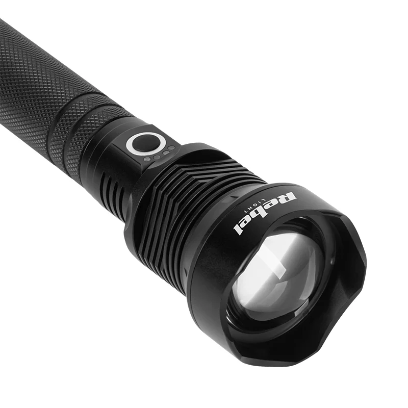 URZ0942-1@2 LANTERNA 20W CU 2 ACUMULATORI 26650 REBEL