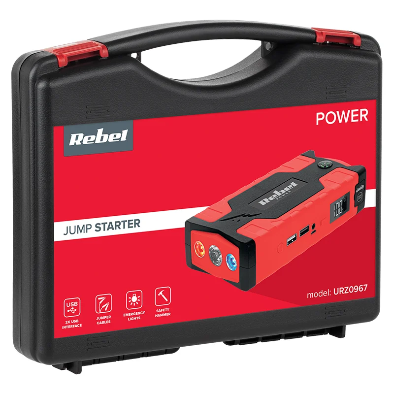 URZ0967@5 JUMP STARTER POWER BANK SI COMPRESOR REBEL