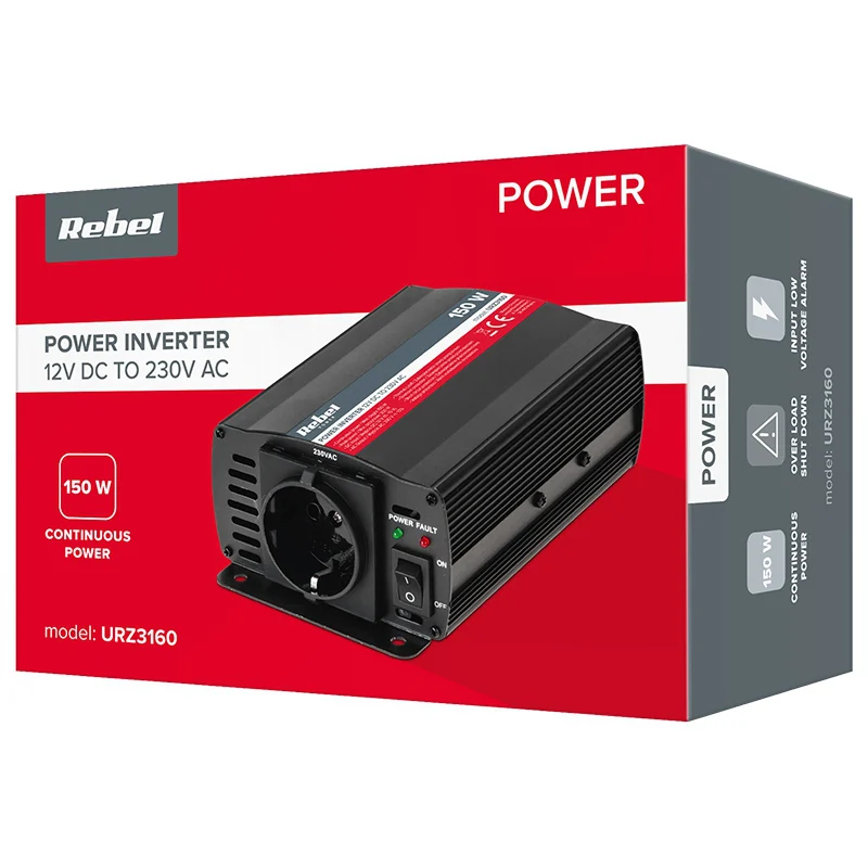 INVERTOR 12V 230V 150W REBEL