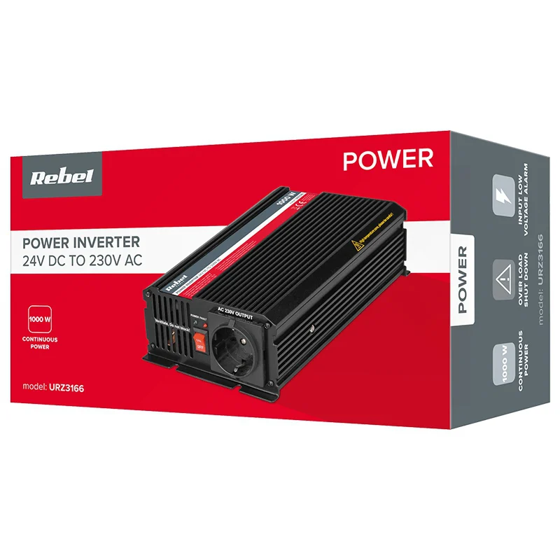 INVERTOR 24V 230V 1000W KEMOT