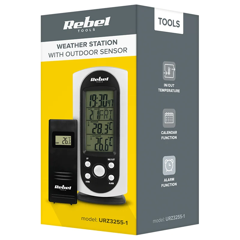 URZ3255-1@5 STATIE METEO CU SENZOR EXTERIOR