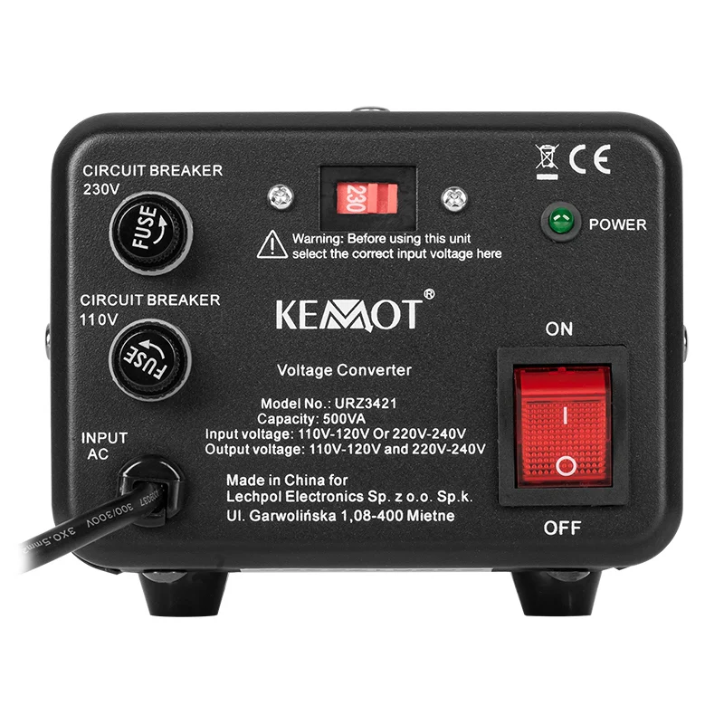 CONVERTOR TENSIUNE 400W 500VA KEMOT
