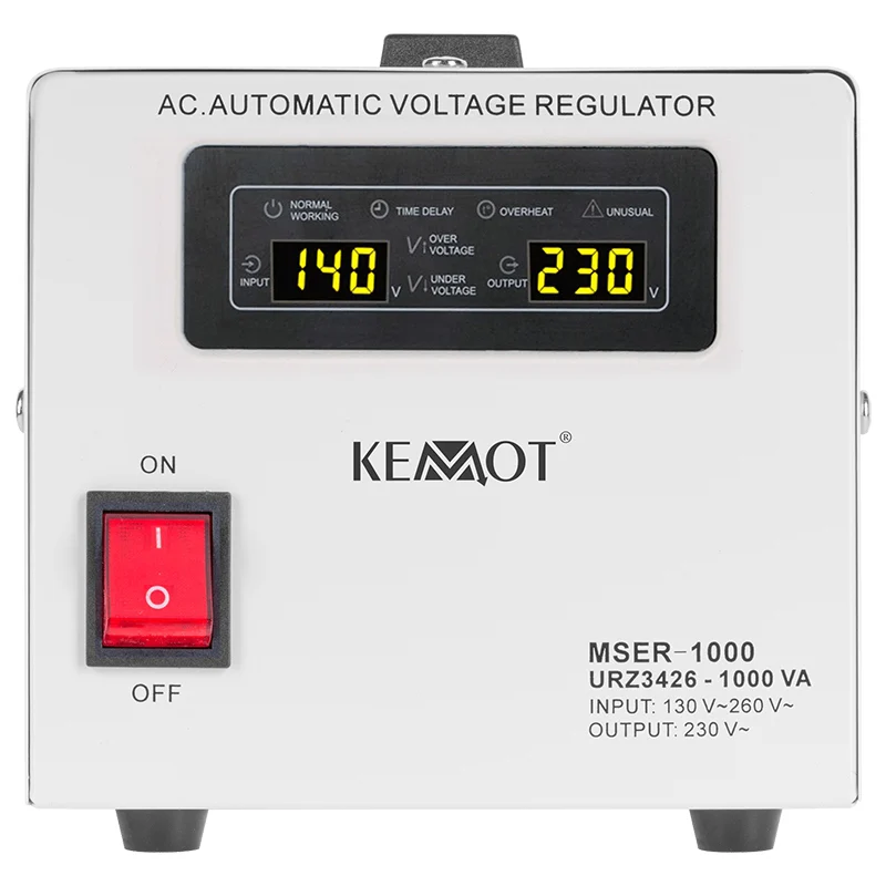 STABILIZATOR TENSIUNE SERVOMOTOR 1000VA KEMOT