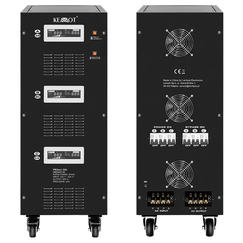 STABILIZATOR SERVOMOTOR TRIFAZAT 50KVA PROAVR-50K KEMOT
