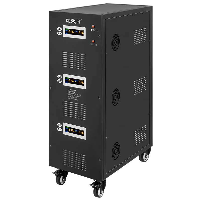 STABILIZATOR SERVOMOTOR TRIFAZAT 80KVA PROAVR-80K KEMOT