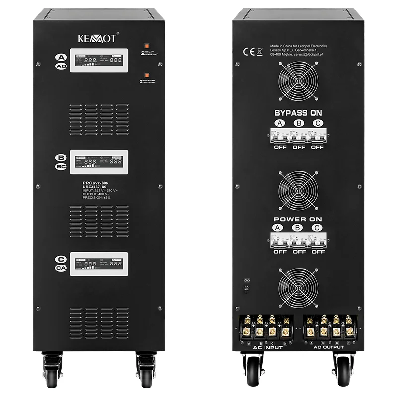 STABILIZATOR SERVOMOTOR TRIFAZAT 80KVA PROAVR-80K KEMOT