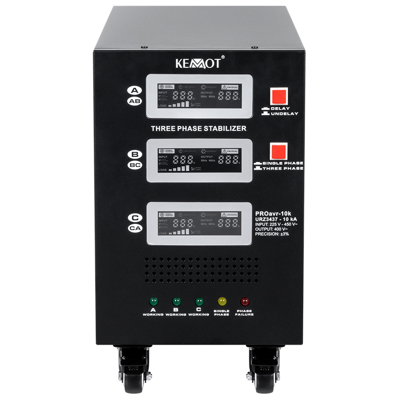 STABILIZATOR SERVOMOTOR TRIFAZAT 10KVA PROAVR-10K KEMOT