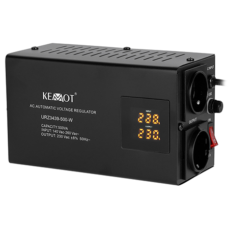URZ3439-500-W STABILIZATOR TENSIUNE AUTOMAT 500VA PERETE KEMOT