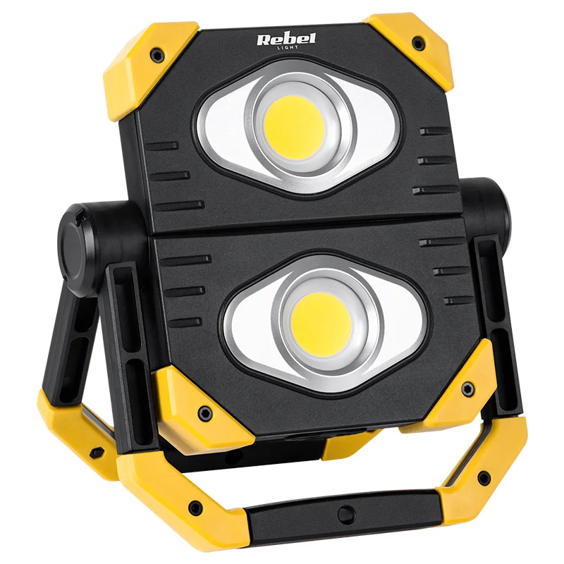 URZ3607@2 REFLECTOR LED 2X 9.5W COB ACUMULATOR 3.7V 5AH REBEL