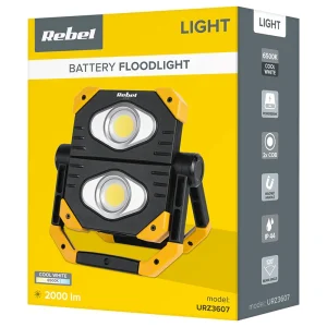 URZ3607@9 REFLECTOR LED 2X 9.5W COB ACUMULATOR 3.7V 5AH REBEL