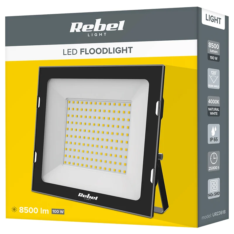 REFLECTOR LED 100W 4000K 230V REBEL