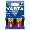 BATERIE ALCALINA MAX POWER LR14 BLISTER 2 BUC VARTA