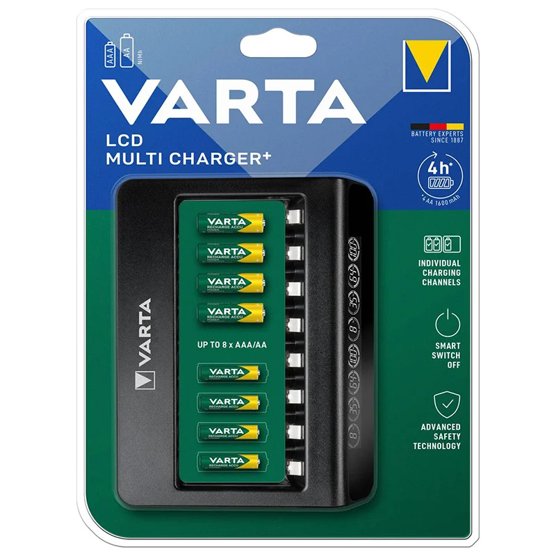 VAR-57681@4 CHARGER LCD MULTI PLUS NI-MH VARTA