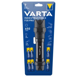 LANTERNA LED 6W INDESTRUCTIBLE F30 PRO VARTA