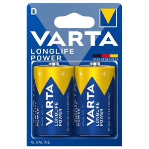 BATERIE ALCALINA LONGLIFE POWER LR20 BL2 VARTA