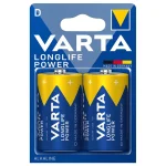 BATERIE ALCALINA LONGLIFE POWER LR20 BL2 VARTA