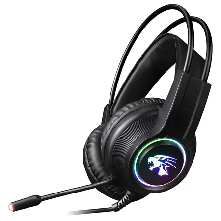 VH8030 CASTI HI-FI STEREO CU MICROFON GAMING RGB VARR