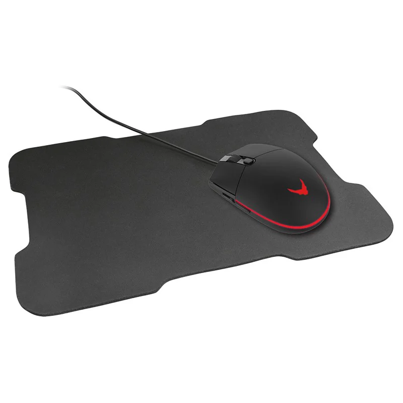 SET MOUSE GAMING 3200DPI + MOUSEPAD