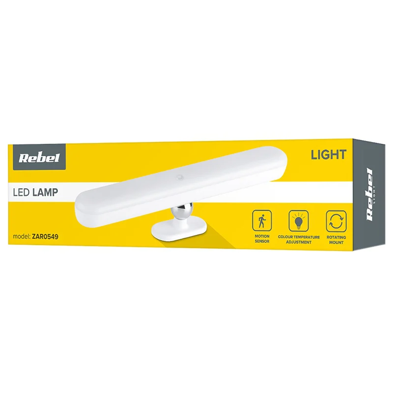LAMPA LED ROTATIVA SENZOR MISCARE ACUMULATOR REBEL