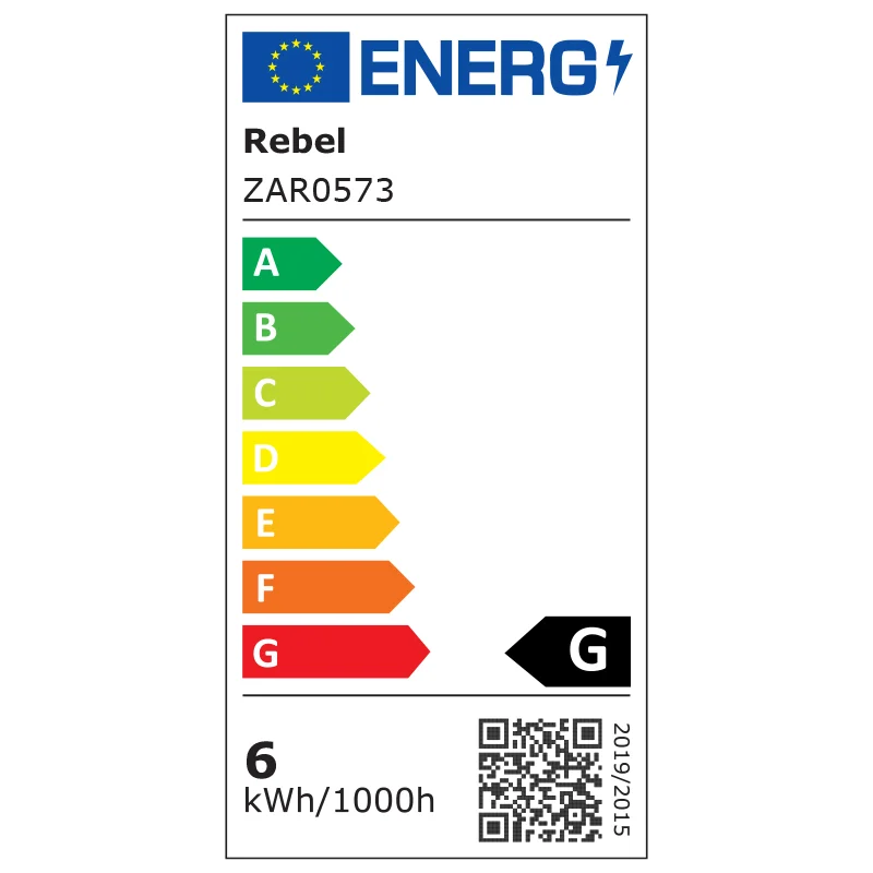 BEC LED MR16 6W 3000K 230V REBEL