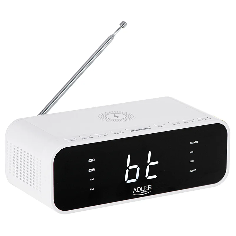 RADIO CU CEAS INCARCARE WIRELESS AD 1192 ALB ADLER