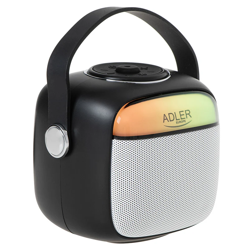 DIFUZOR KARAOKE CU MICROFON AD 1199 NEGRU ADLER