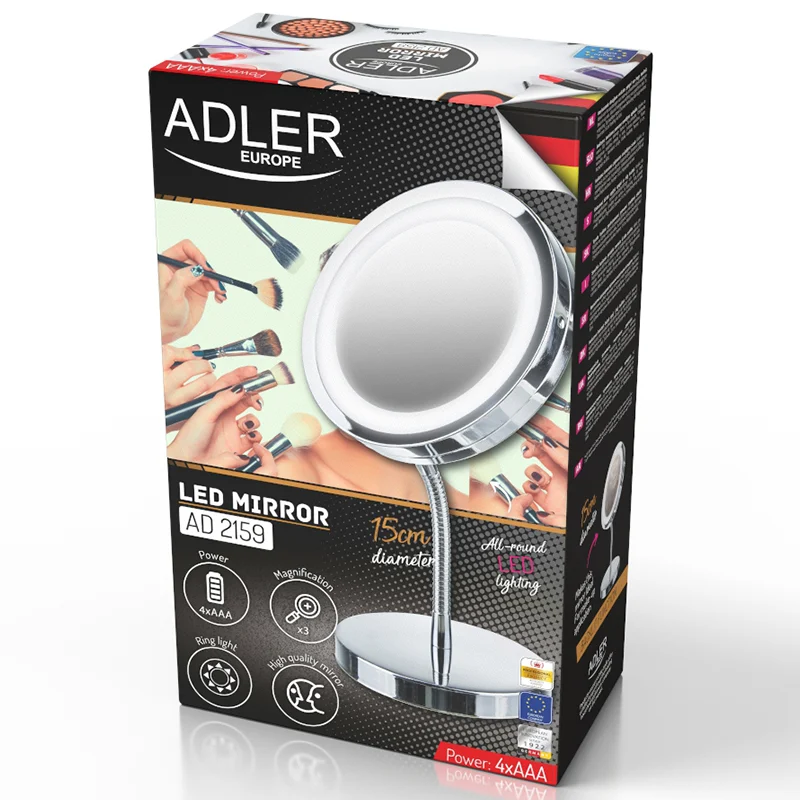 AD2159@4 OGLINDA MAKE-UP CU LED AD 2159 ADLER