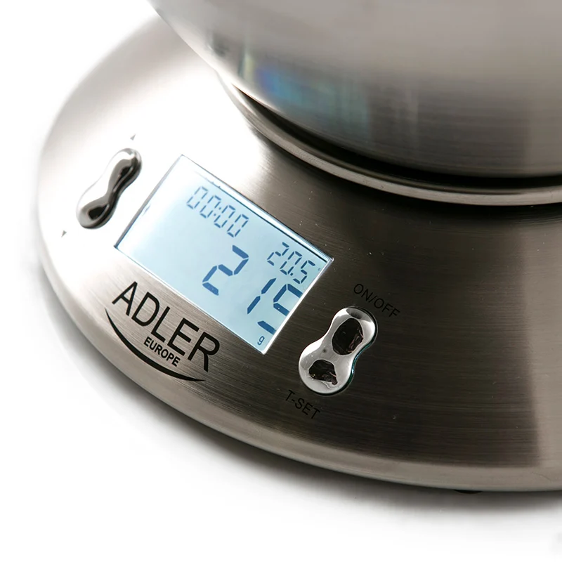AD3134@3 CANTAR BUCATARIE CU BOL INOX 1.8L ADLER