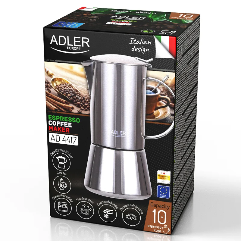 APARAT DE FACUT CAFEA ESPRESSO 620ML ADLER