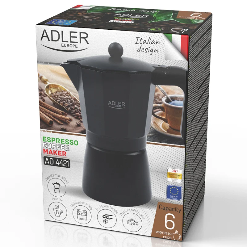 AD4421@6 APARAT DE FACUT CAFEA ESPRESSO 320ML ADLER