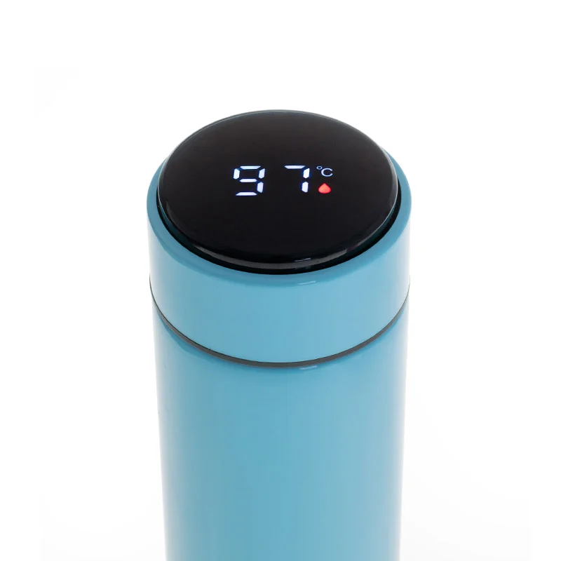 TERMOS CU AFISAJ TEMPERATURA ALBASTRU ADLER