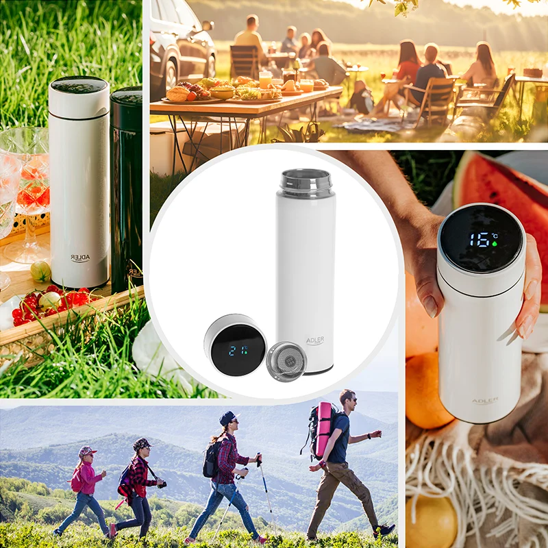 TERMOS CU AFISAJ TEMPERATURA AD 4506 ALB ADLER