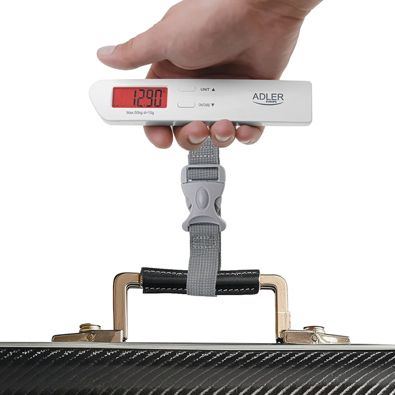 CANTAR BAGAJ MAX 50KG AD 8191 ALB ADLER