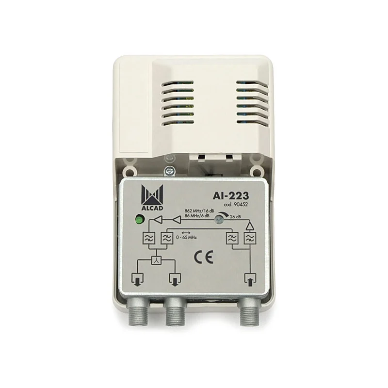 AMPLIFICATOR ANTENA CATV 12V ALCAD