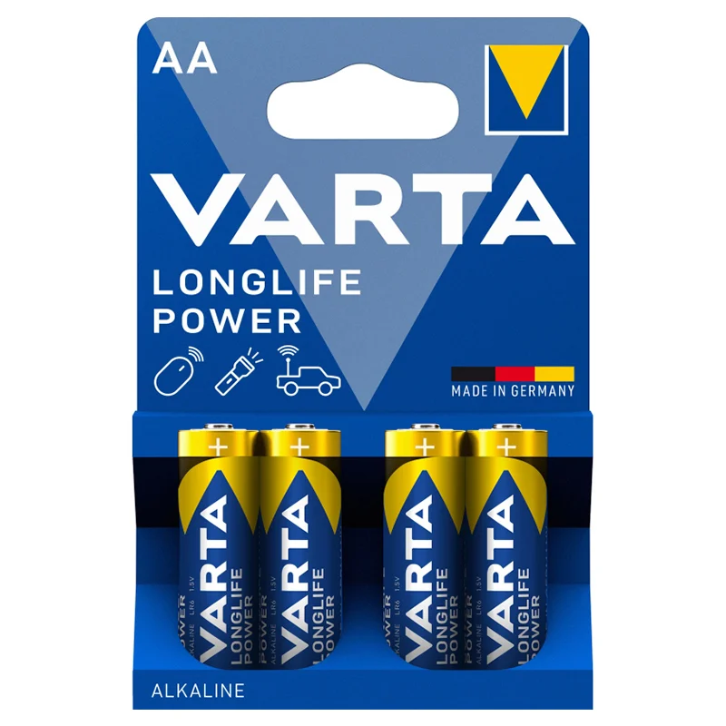 BATERIE ALCALINA LONGLIFE POWER LR6 BL 4 BUC VARTA