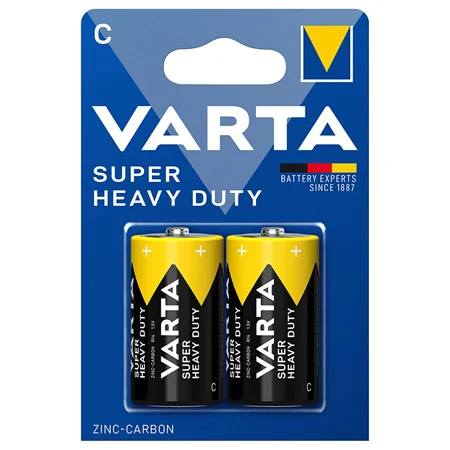 BAT0248 BATERIE SUPER HEAVY DUTY R14 BL 2 BUC VARTA