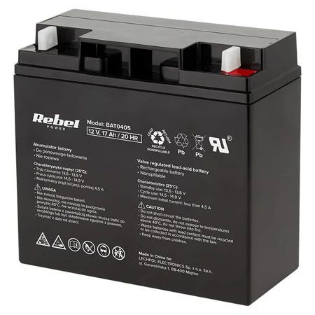 ACUMULATOR STATIONAR AGM VRLA 12V 17AH REBEL