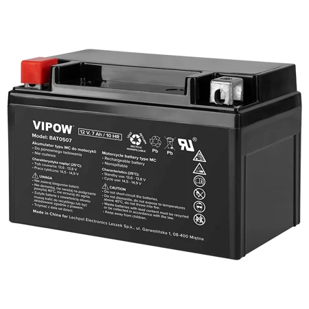 ACUMULATOR VEHICULE ELECTRICE 12V 7AH / 10HR VIPOW