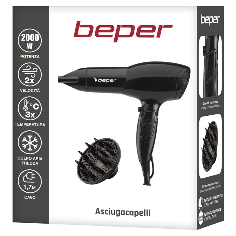 BP40979@2 USCATOR DE PAR 2000W TURBO TOUCH BEPER