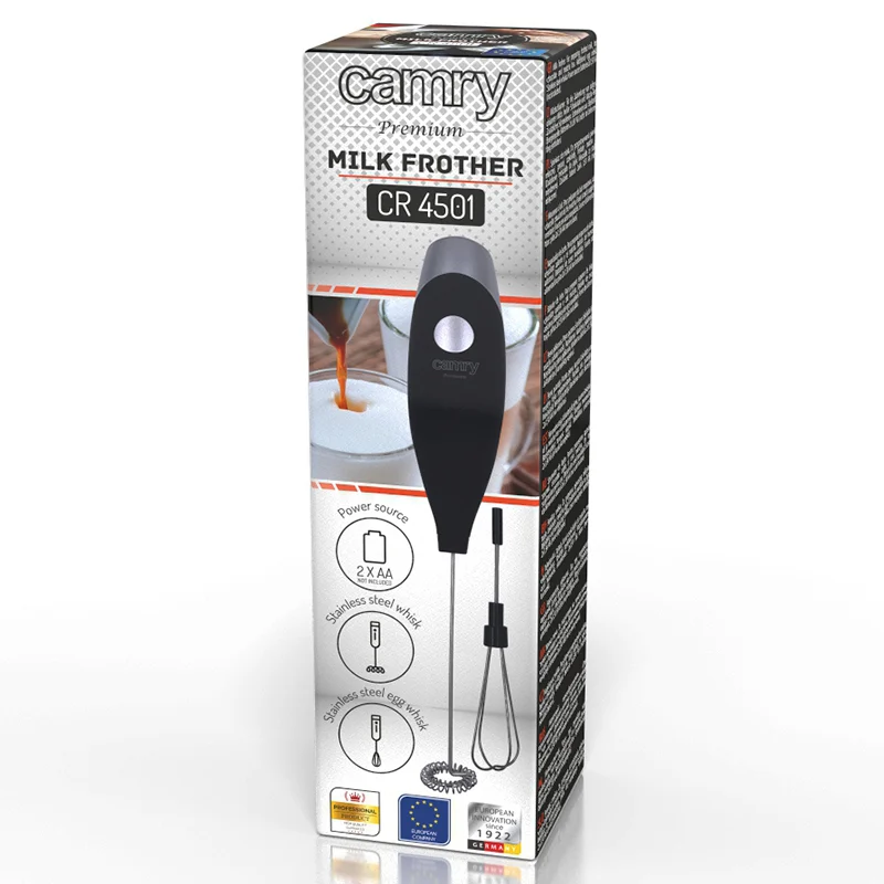 MILK FROTHER MANUAL NEGRU CAMRY