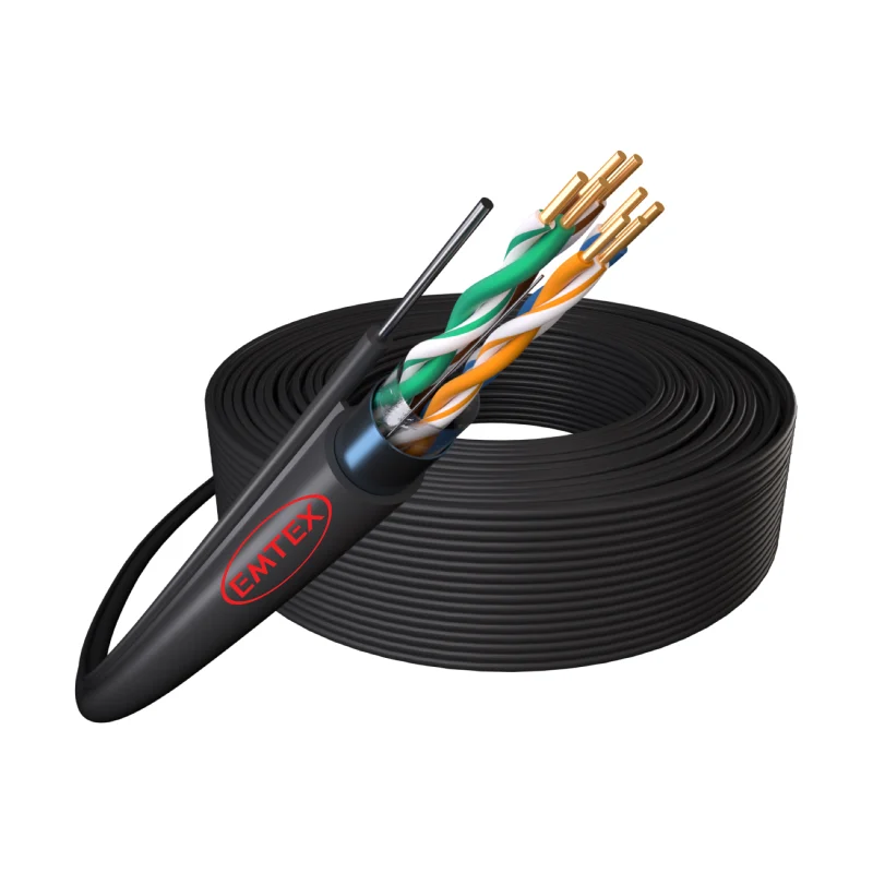 CABLU FTP CAT5E CU SUFA CUPRU 24AWG 305M EMTEX