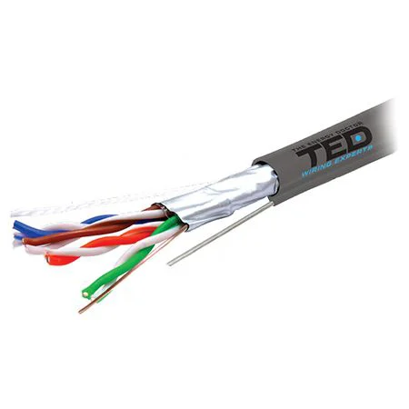 KAB-TED7 CABLU FTP CAT 5E CUPRU 0.5MM SUFA 305M TED ELECTRIC