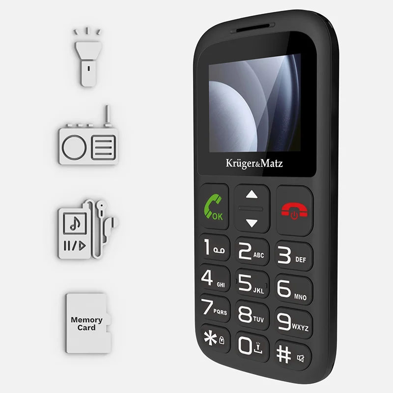 TELEFON GSM SENIORI BUTON SOS KRUGER&MATZ