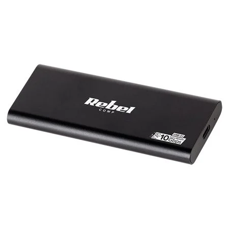 RACK ALUMINIU SSD M2 USB TIP C 3.0 REBEL