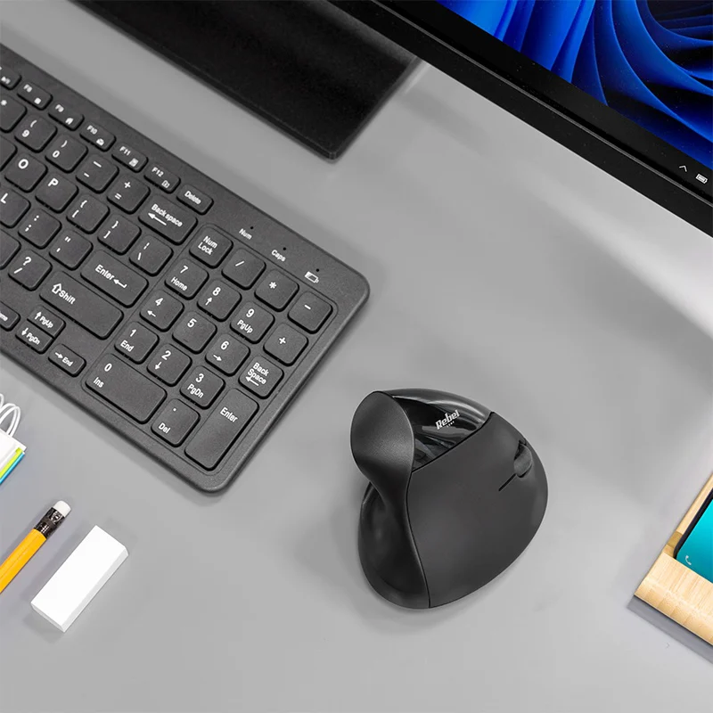 KOM1007@6 MOUSE VERTICAL WIRELESS WM500 REBEL