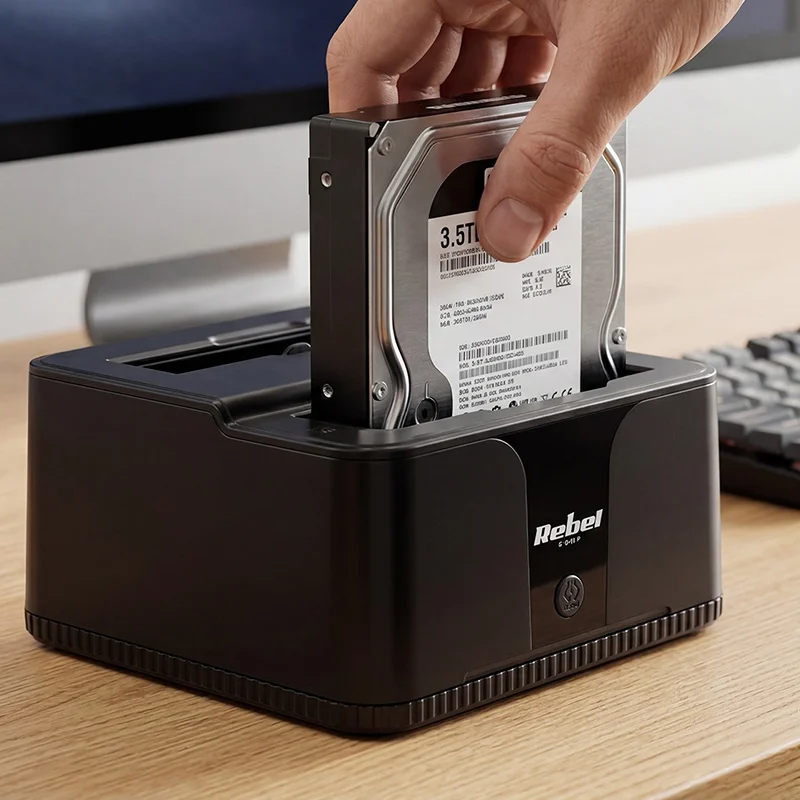 DOCKING STATION HDD SSD USB 3.0 REBEL