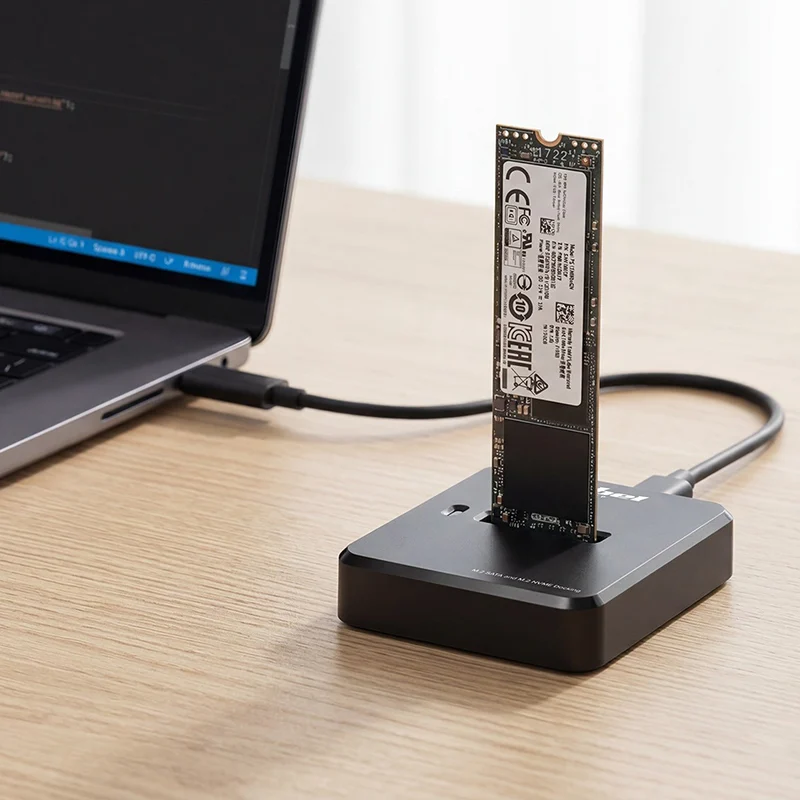 DOCKING STATION NVME M2 USB TYPE-C REBEL