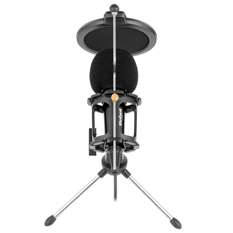 MICROFON USB CU TREPIED SI FILTRU REBEL