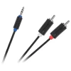 KPO3952-3@1 CABLU JACK 3.5 TATA - 2RCA TATA CABLETECH STANDARD 3M